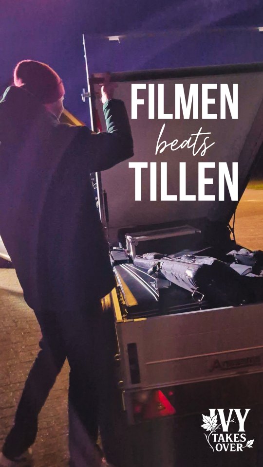 Achter de Schermen bij Ivy Takes Over: Filmen of Sjouwen?